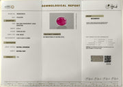 3.73/CT Natural Ruby Stone with Govt. Lab Certificate-16839S209424